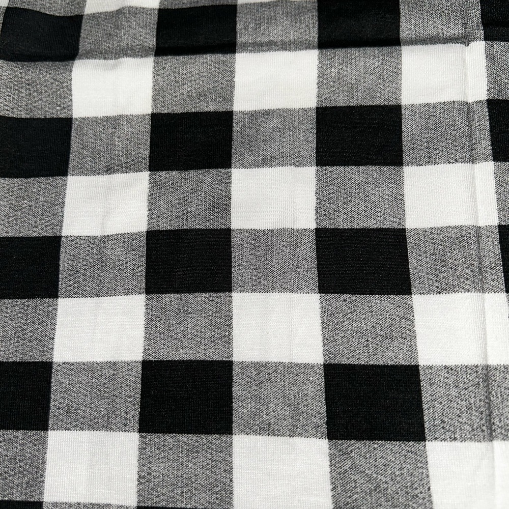 NWT Kate Quinn Black And Beige Gingham Short Sleeve Boxy Tee size 2T Or 4T. - Picture 7 of 7